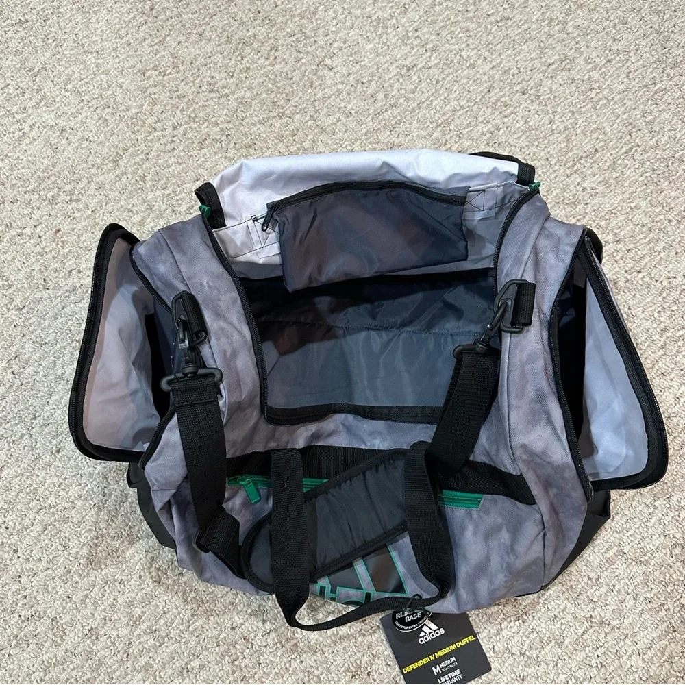 Grey Adidas Duffle Bag